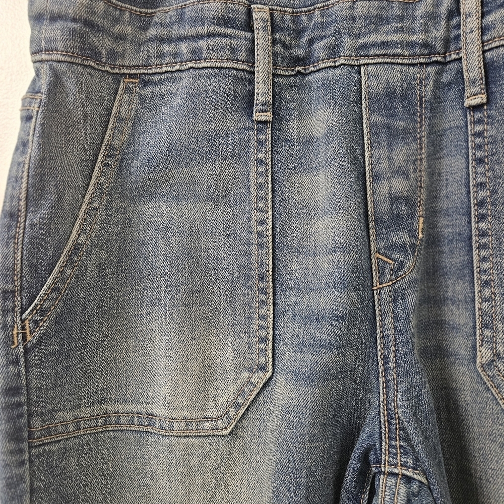 6  OLD NAVY BLUE DENIM OVERALLS WOMEN'S SIZE O - Picture 10 of 10